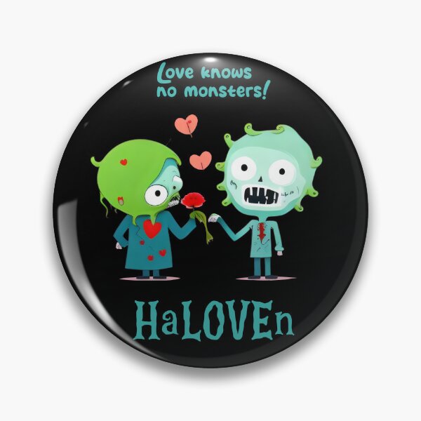 Item preview, Funny HaLOVEn Monsters in Love Cute Halloween Design designed and sold by Prime-Studio.