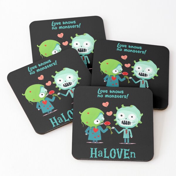 Item preview, Funny HaLOVEn Monsters in Love Cute Halloween Design designed and sold by Prime-Studio.