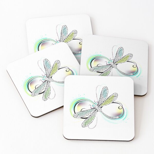 Item preview, Infinity with elegant dragonfly designed and sold by Blackmoon9.