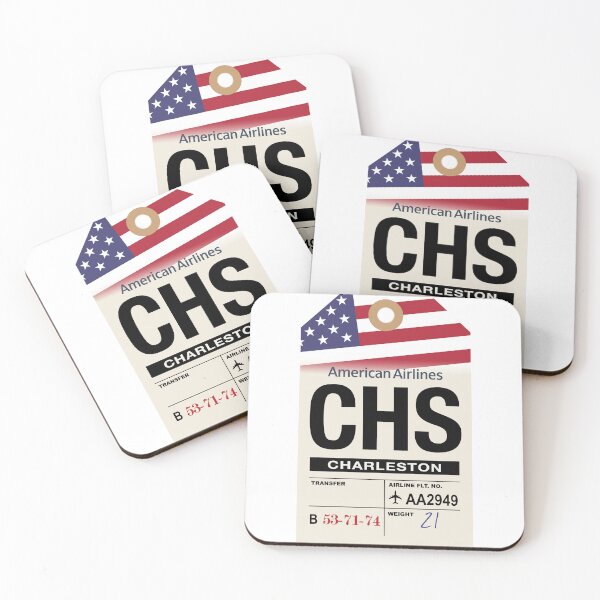 Item preview, Charleston (CHS) South Carolina Airline Luggage Tag designed and sold by travelwitheric.