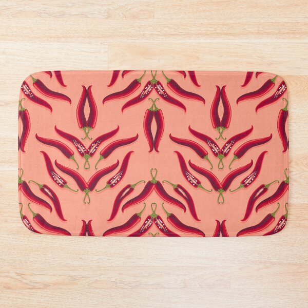 Item preview, Hot pepper, imitation flower, Coral background designed and sold by Alex  Blud.