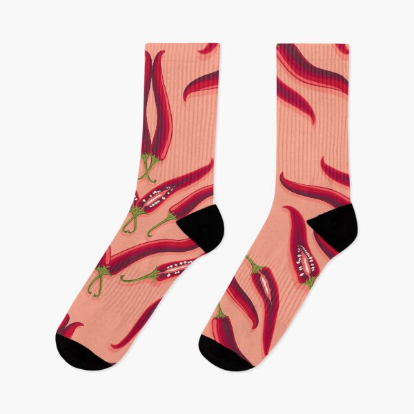 Item preview, Hot pepper, imitation flower, Coral background designed and sold by Alex  Blud.