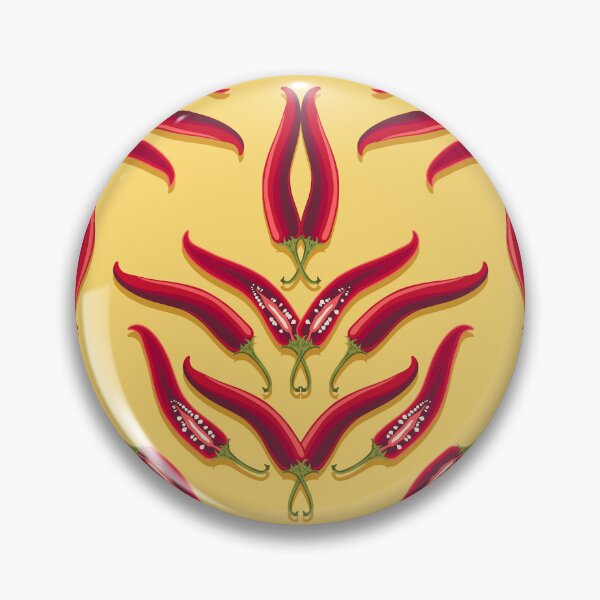 Item preview, Hot pepper, imitation flower, Yellow background designed and sold by Alex  Blud.