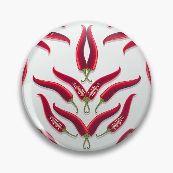 Item preview, Hot pepper, imitation flower, White background designed and sold by Alex  Blud.
