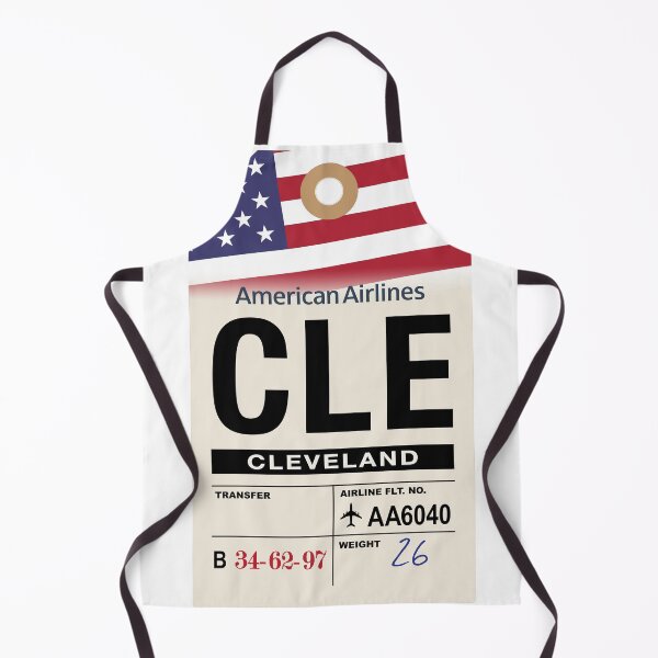 Item preview, Cleveland (CLE) Ohio Airline Luggage Tag designed and sold by travelwitheric.