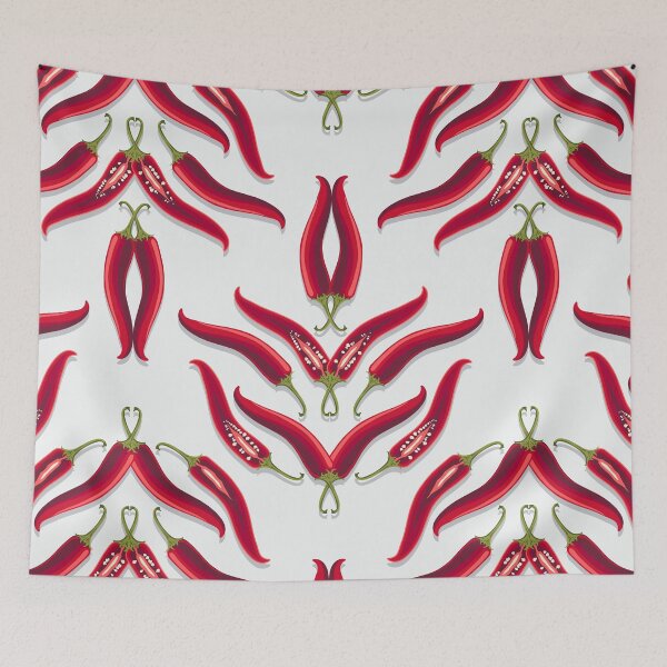 Item preview, Hot pepper, imitation flower, White background designed and sold by Alex  Blud.