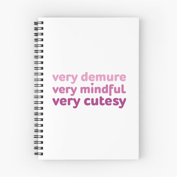 Item preview, Copy of very demure, very mindful, very cutesy designed and sold by MaddyArtist.