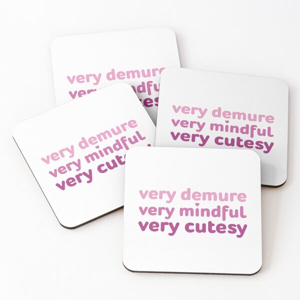 Item preview, Copy of very demure, very mindful, very cutesy designed and sold by MaddyArtist.
