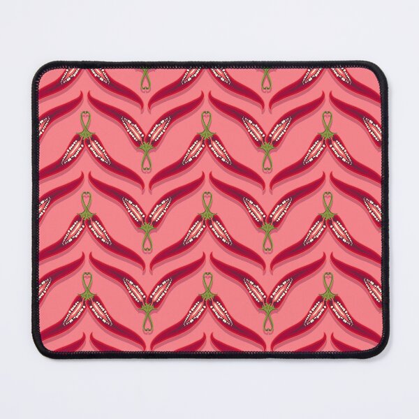 Item preview, Hot pepper, imitation zigzag, Pink background designed and sold by Alex  Blud.
