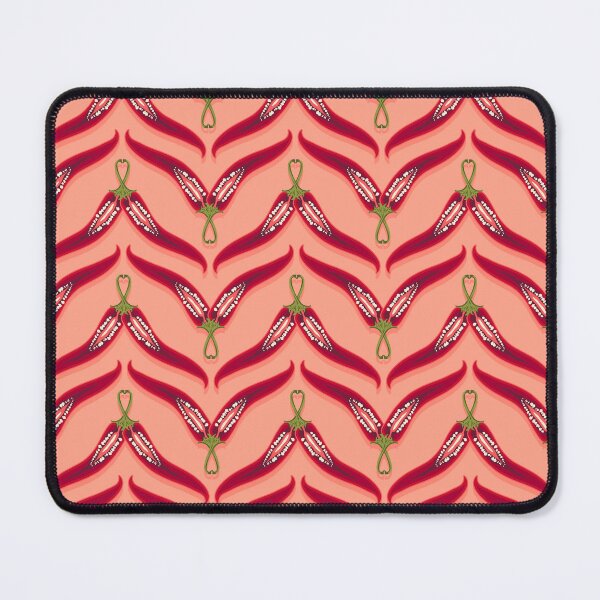 Item preview, Hot pepper, imitation zigzag, Coral background designed and sold by Alex  Blud.