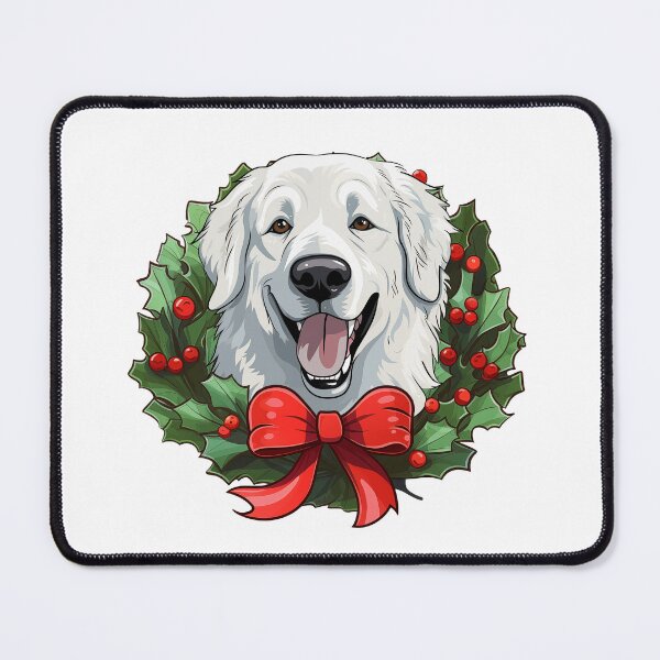 Item preview, Maremma -  Christmas Wreath Dog designed and sold by wotsthis.