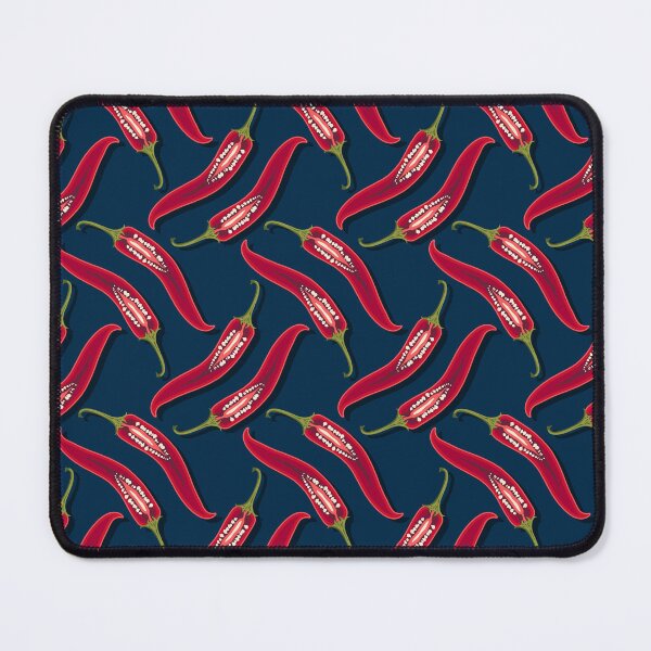 Item preview, Hot pepper, imitation mesh, Dark blue background designed and sold by Alex  Blud.