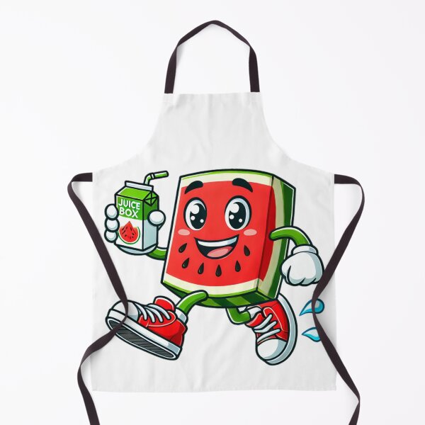 Item preview, Watermelon Character with Juice Box designed and sold by Little Care Studio.