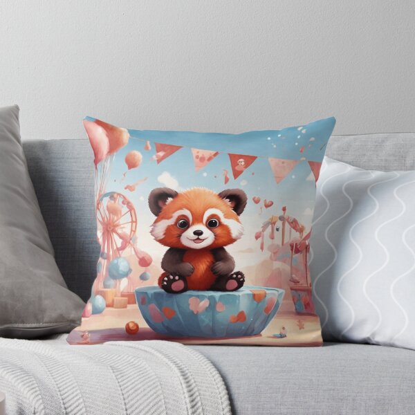 Artikelvorschau, Roter Panda auf dem Jahrmarkt entworfen und verkauft von Pawsandco.