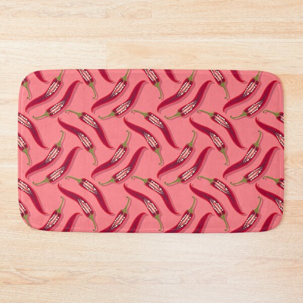 Item preview, Hot pepper, imitation mesh, Pink background designed and sold by Alex  Blud.