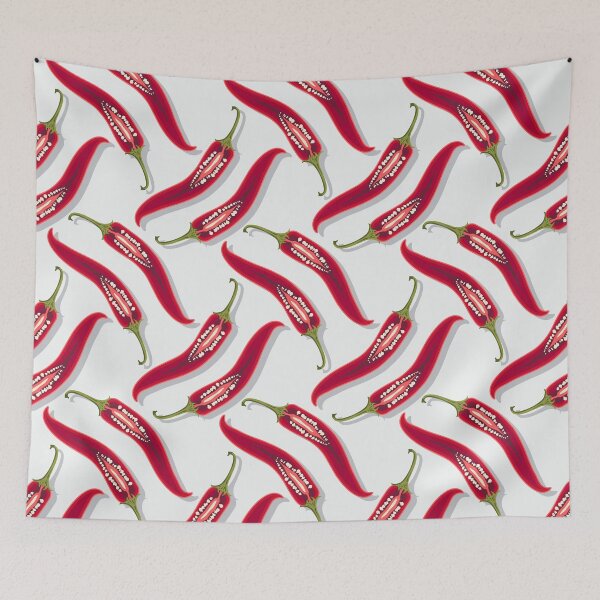 Item preview, Hot pepper, imitation mesh, White background designed and sold by Alex  Blud.