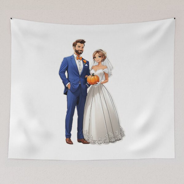 Item preview, Married Halloween Couple designed and sold by Bunmigraphics .
