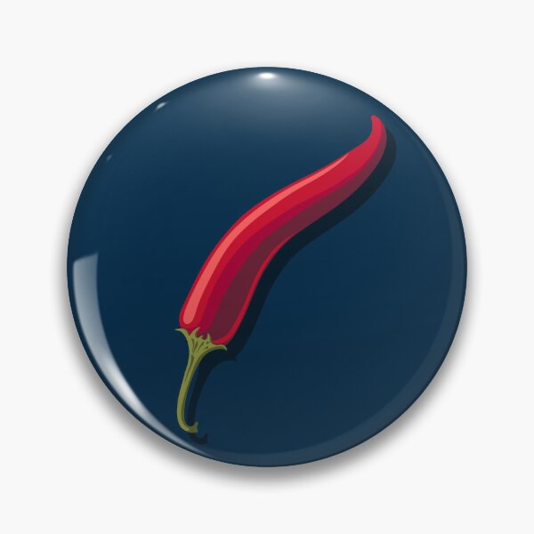Item preview, Hot pepper, small diagonal direction, Dark blue background designed and sold by Alex  Blud.