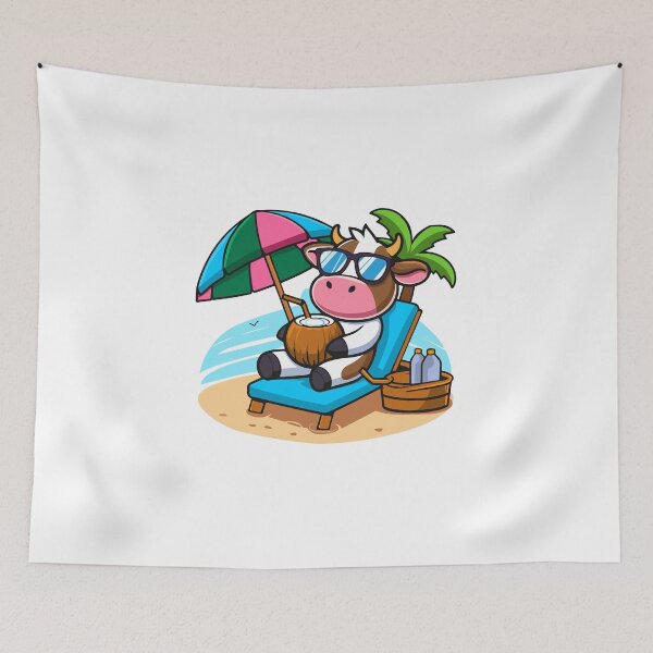 Item preview, Cute Moo Deng-Inspired Hippo Beach Day - T-Shirts & Stickers Design designed and sold by CreativeTomb.