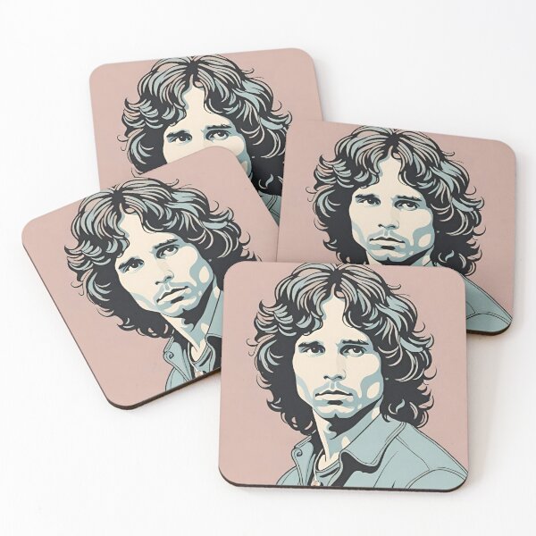 Item preview, Colorful Jim Morrison Artwork | TheAmericanPoet designed and sold by TheAmericanPoet.