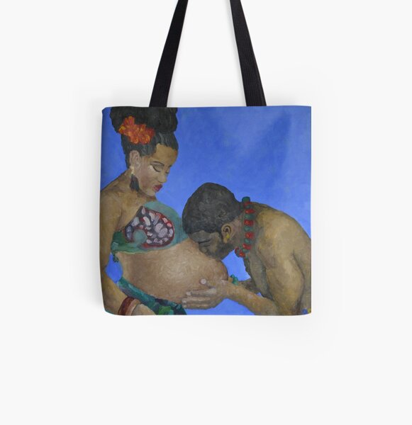 Fatherly Love All Over Print Tote Bag
