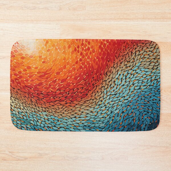 Item preview, Aboriginal Inspired Dot Art - Fire And Ice Collision designed and sold by GrinGalore.
