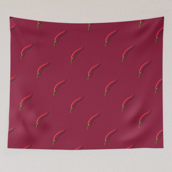 Item preview, Hot pepper, small diagonal direction, Red background designed and sold by Alex  Blud.