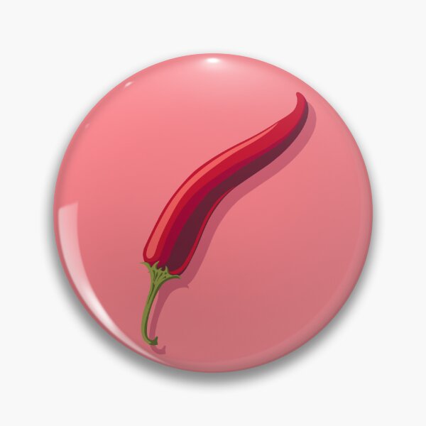 Item preview, Hot pepper, small diagonal direction, Pink background designed and sold by Alex  Blud.