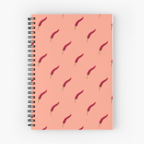 Item preview, Hot pepper, small diagonal direction, Coral background designed and sold by Alex  Blud.