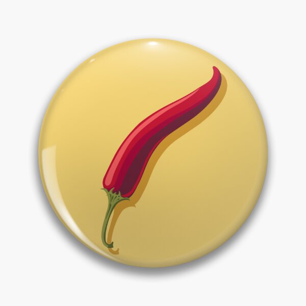 Item preview, Hot pepper, small diagonal direction, Yellow background designed and sold by Alex  Blud.