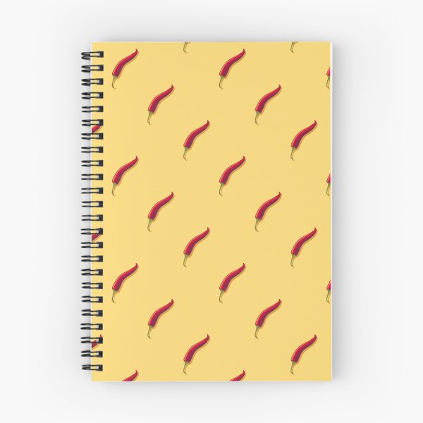 Item preview, Hot pepper, small diagonal direction, Yellow background designed and sold by Alex  Blud.