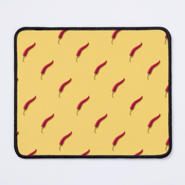 Item preview, Hot pepper, small diagonal direction, Yellow background designed and sold by Alex Blud.