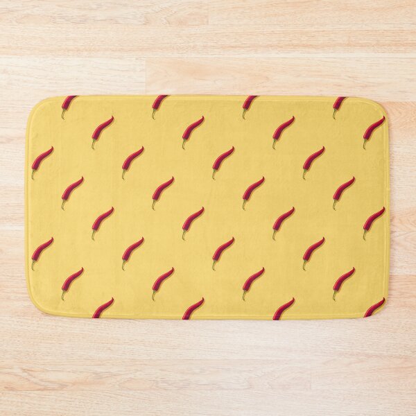 Item preview, Hot pepper, small diagonal direction, Yellow background designed and sold by Alex  Blud.