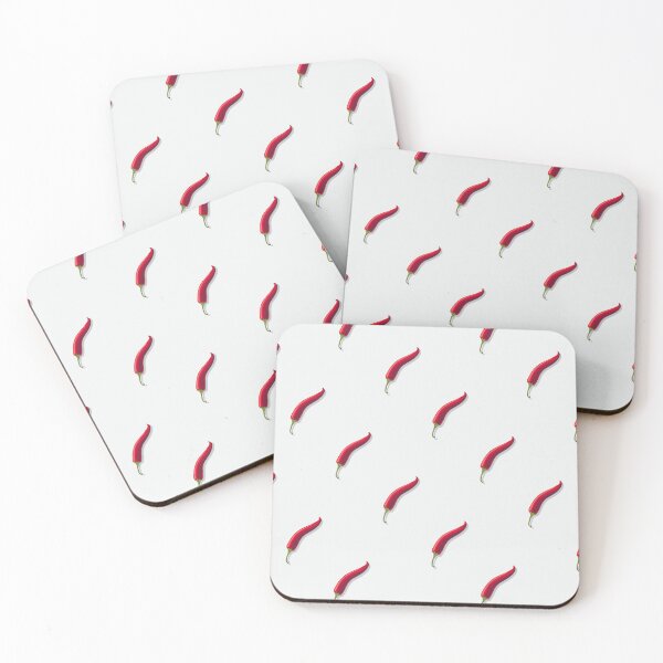 Item preview, Hot pepper, small diagonal direction, White background designed and sold by Alex  Blud.