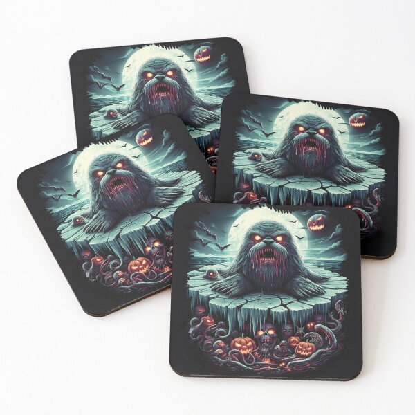 Item preview, Menacing Bearded Seal - Gothic Halloween Fantasy designed and sold by EcoArtShop.