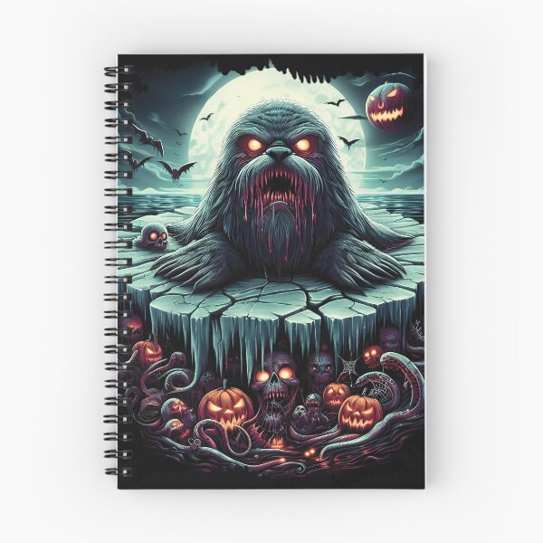 Item preview, Menacing Bearded Seal - Gothic Halloween Fantasy designed and sold by EcoArtShop.