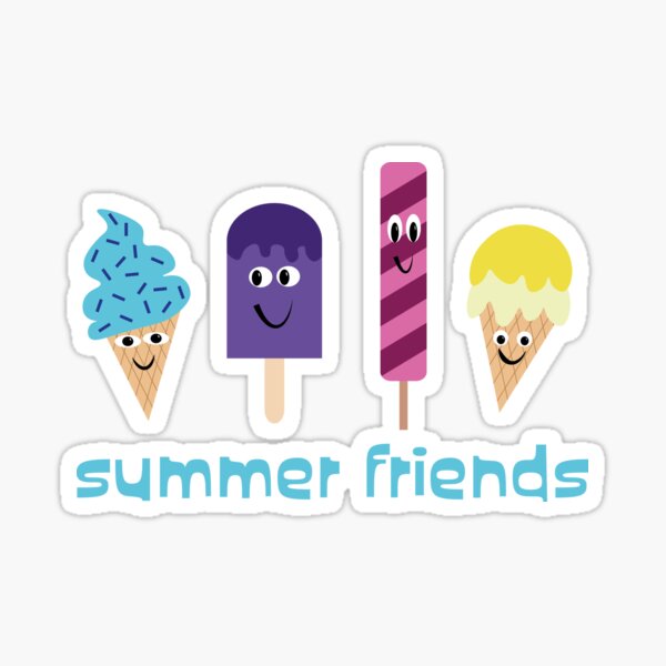 Item preview, summer friend ice cream designed and sold by MiaKor.