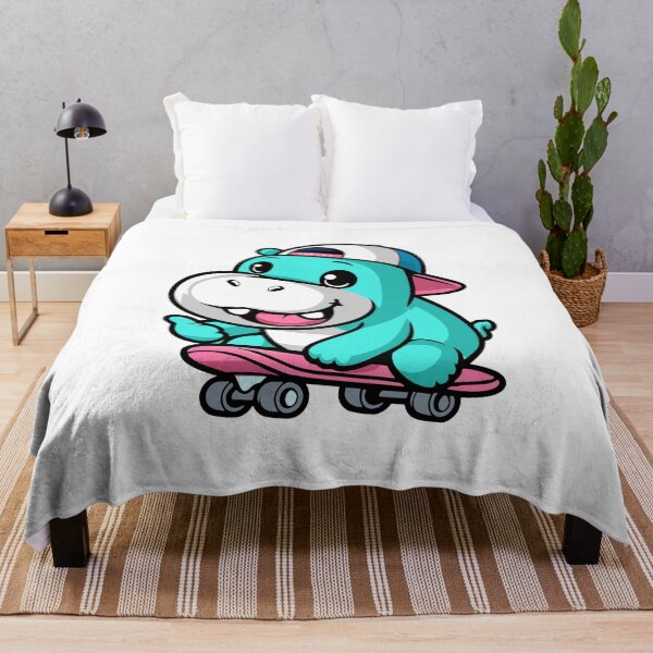 Item preview, Cute Moo Deng Hippo Riding a Skateboard – T-Shirts & Stickers Design designed and sold by CreativeTomb.