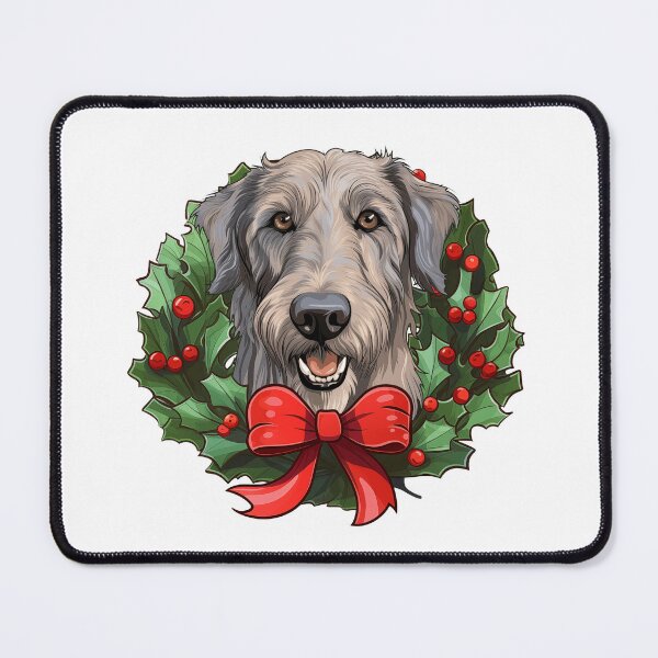 Item preview, Irish Wolfhound - Christmas Wreath Dog designed and sold by wotsthis.