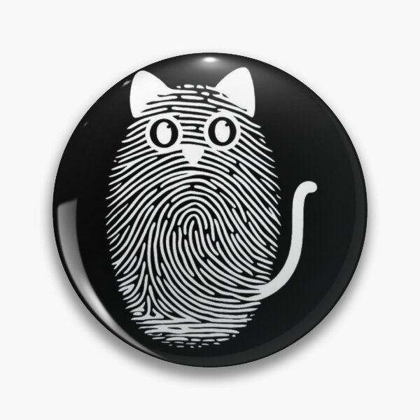 Item preview, DNA-Inspired Fingerprint Cat Design for Unique Art and Pet Lovers designed and sold by love3617.
