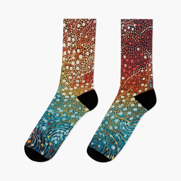 Item preview, Aboriginal Inspired Dot Art - Vivid Vine designed and sold by GrinGalore.
