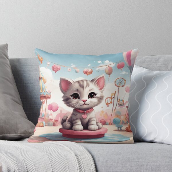 Aperçu de l'œuvre Chaton à la Fête Foraine créée et vendue par Pawsandco.
