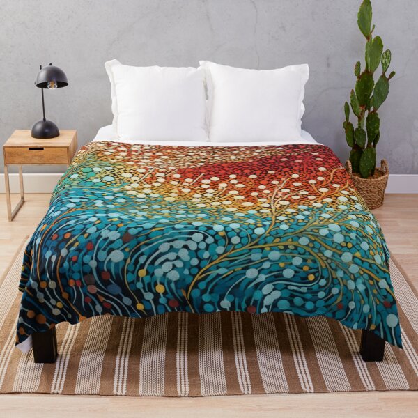 Item preview, Aboriginal Inspired Dot Art - Vivid Vine designed and sold by GrinGalore.