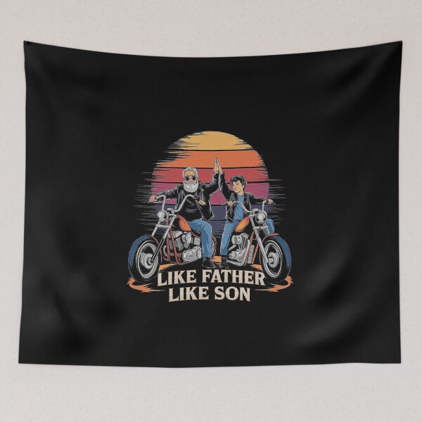 Item preview, Like Father Like Son Biker Adventure Design designed and sold by love3617.