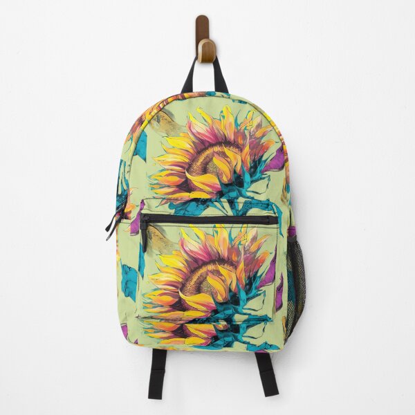 Item preview, Composition Highlights the Sunflower Large, Expressive Petals, Bursting with a Kaleidoscope of Colors such as Bright Yellows, Deep Oranges, and Rich Browns designed and sold by macadolie.
