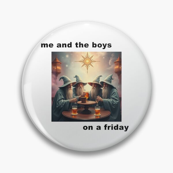 Item preview, Meme wizard, me and the boys in a pub designed and sold by granitvit.