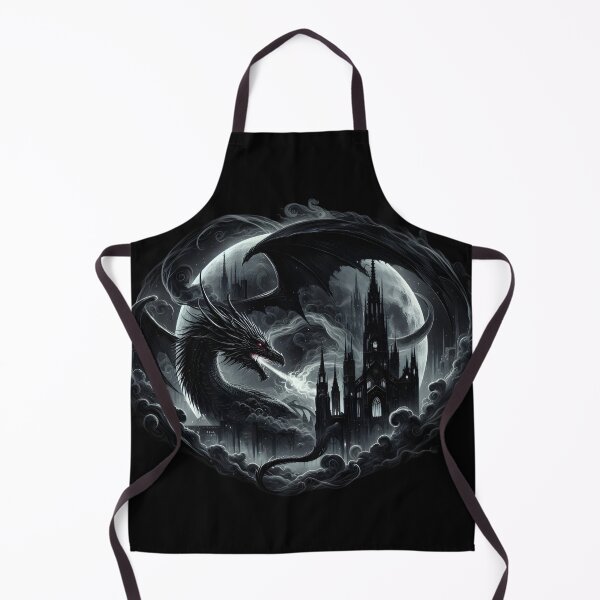 Item preview,  Gothic Dragon Under the Moonlight designed and sold by IllumeInk.
