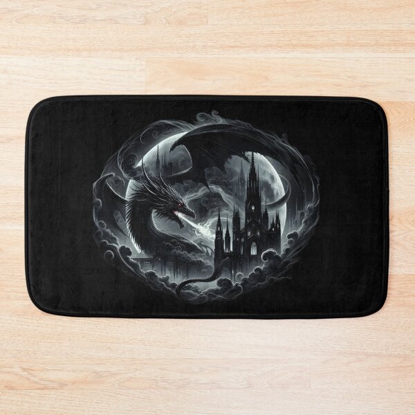 Item preview,  Gothic Dragon Under the Moonlight designed and sold by IllumeInk.