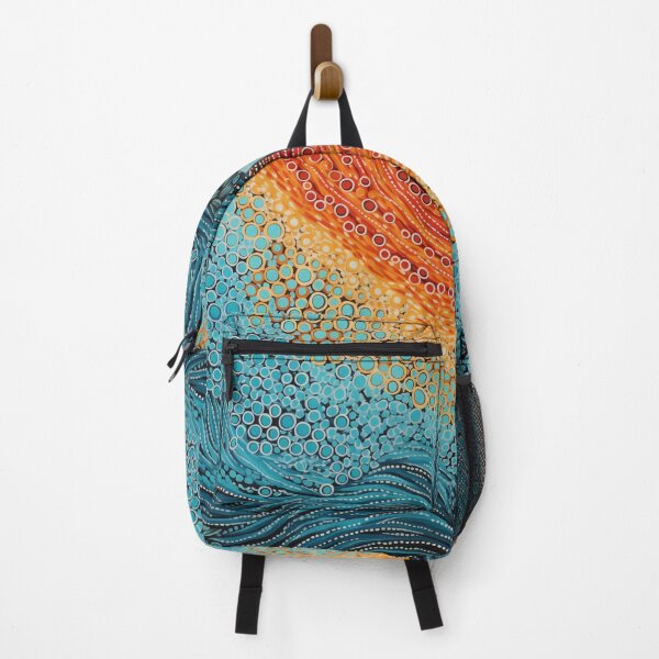 Item preview, Aboriginal Inspired Dot Art - Sea ​​Volcano Eruption designed and sold by GrinGalore.