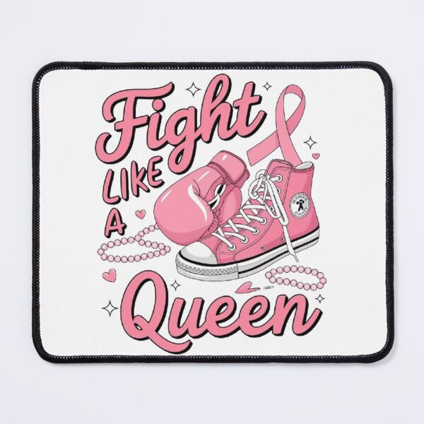 Item preview, Afro Queen Black Women Breast Cancer Survivor Pink Ribbon designed and sold by SztylishDesigns.